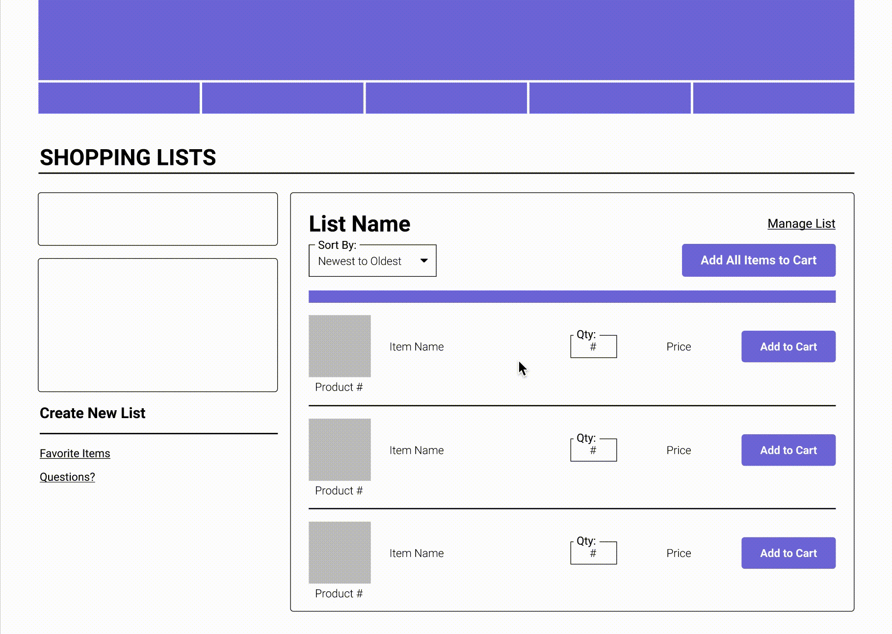 User Flow for Subscription Ordering