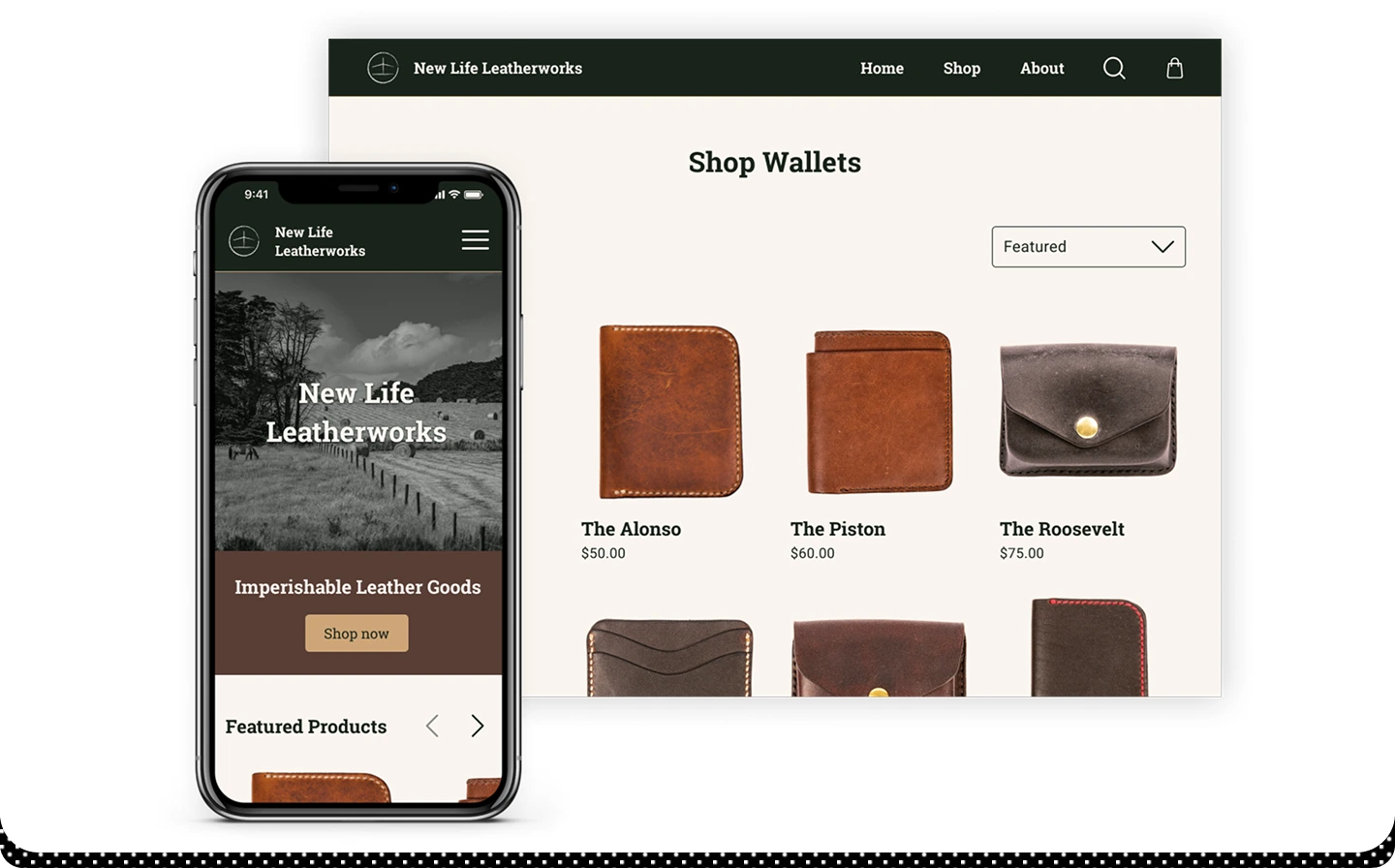 Screens of New Life Leatherworks