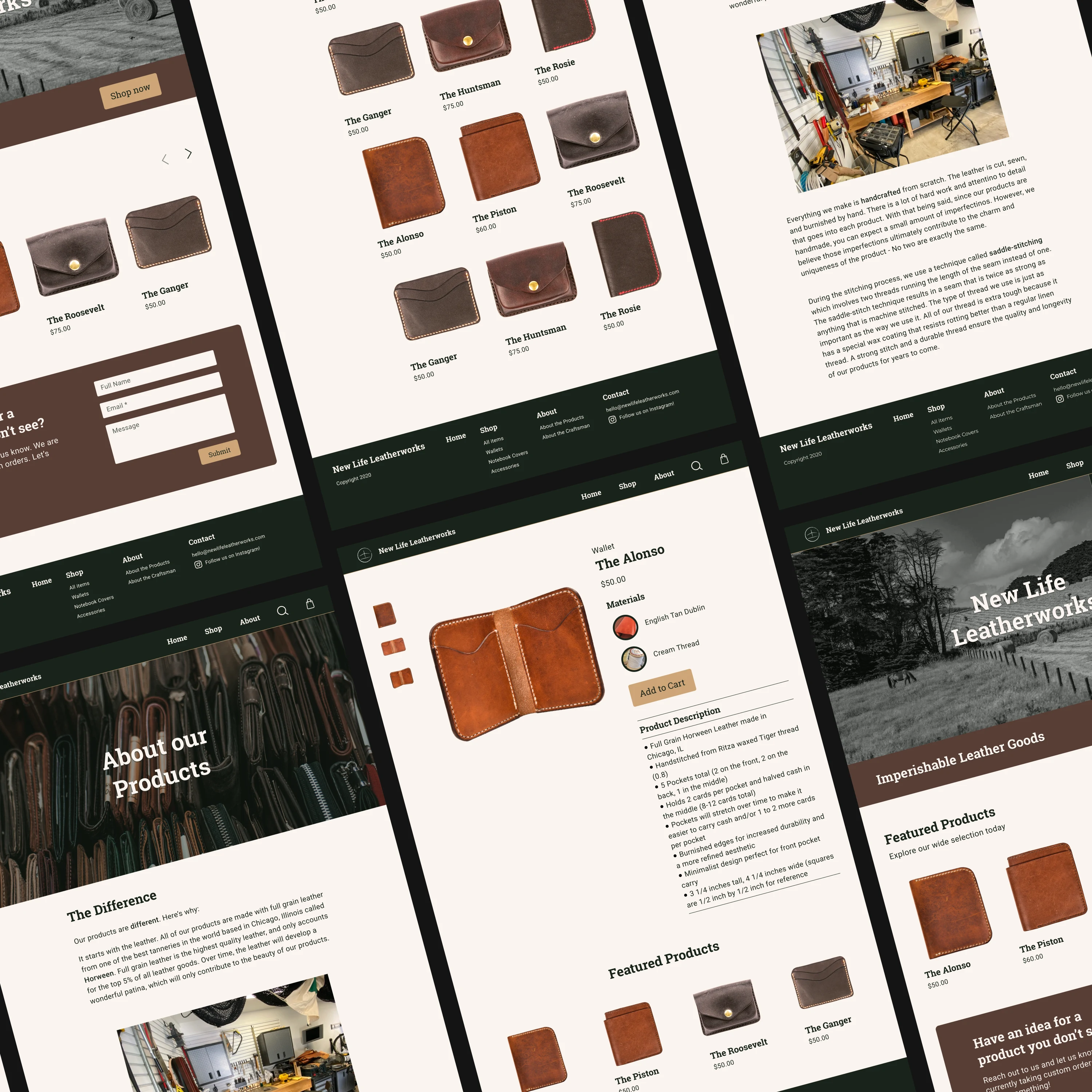 Display of multiple New Life Desktop Screens