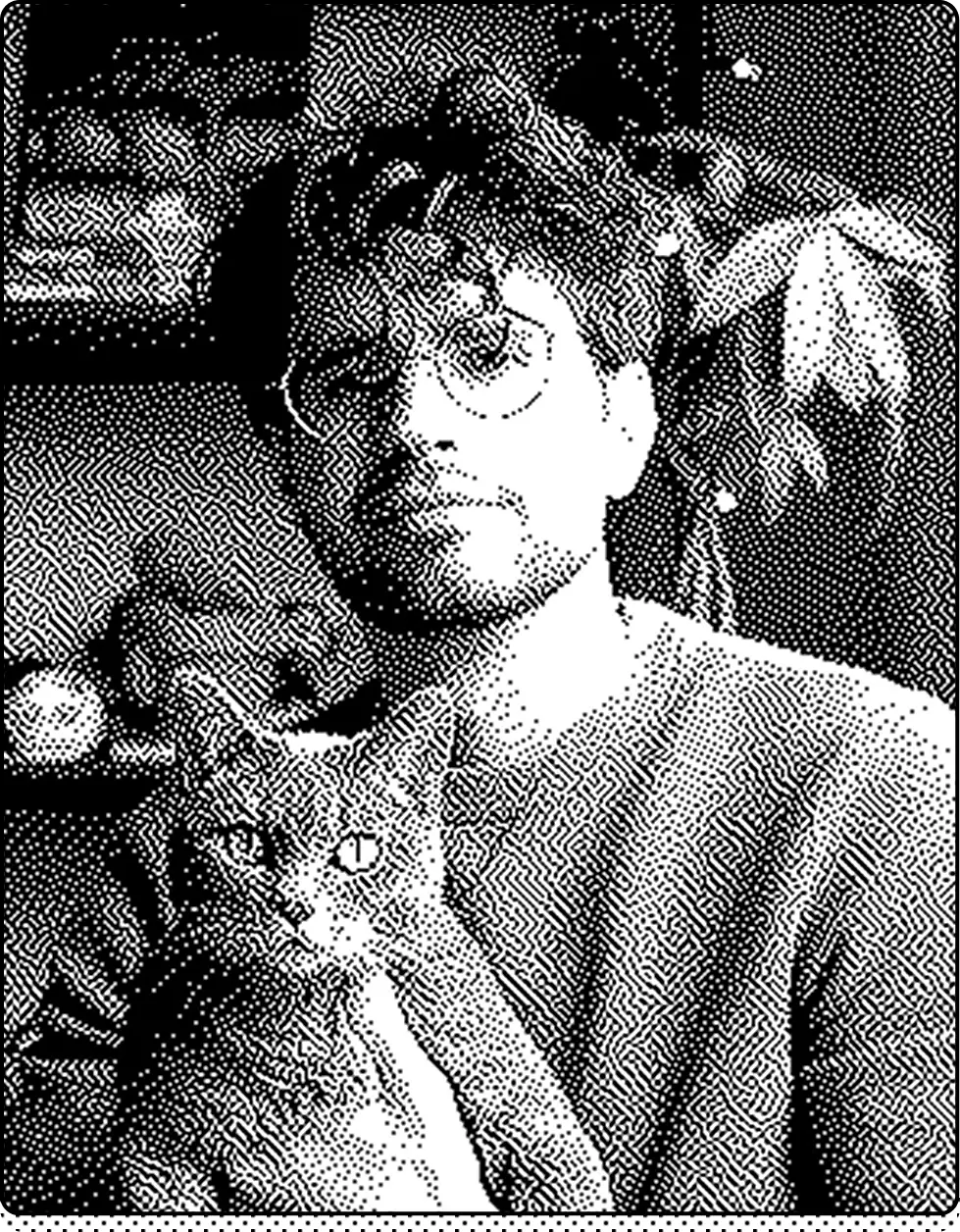 Me and my cat, Minnie